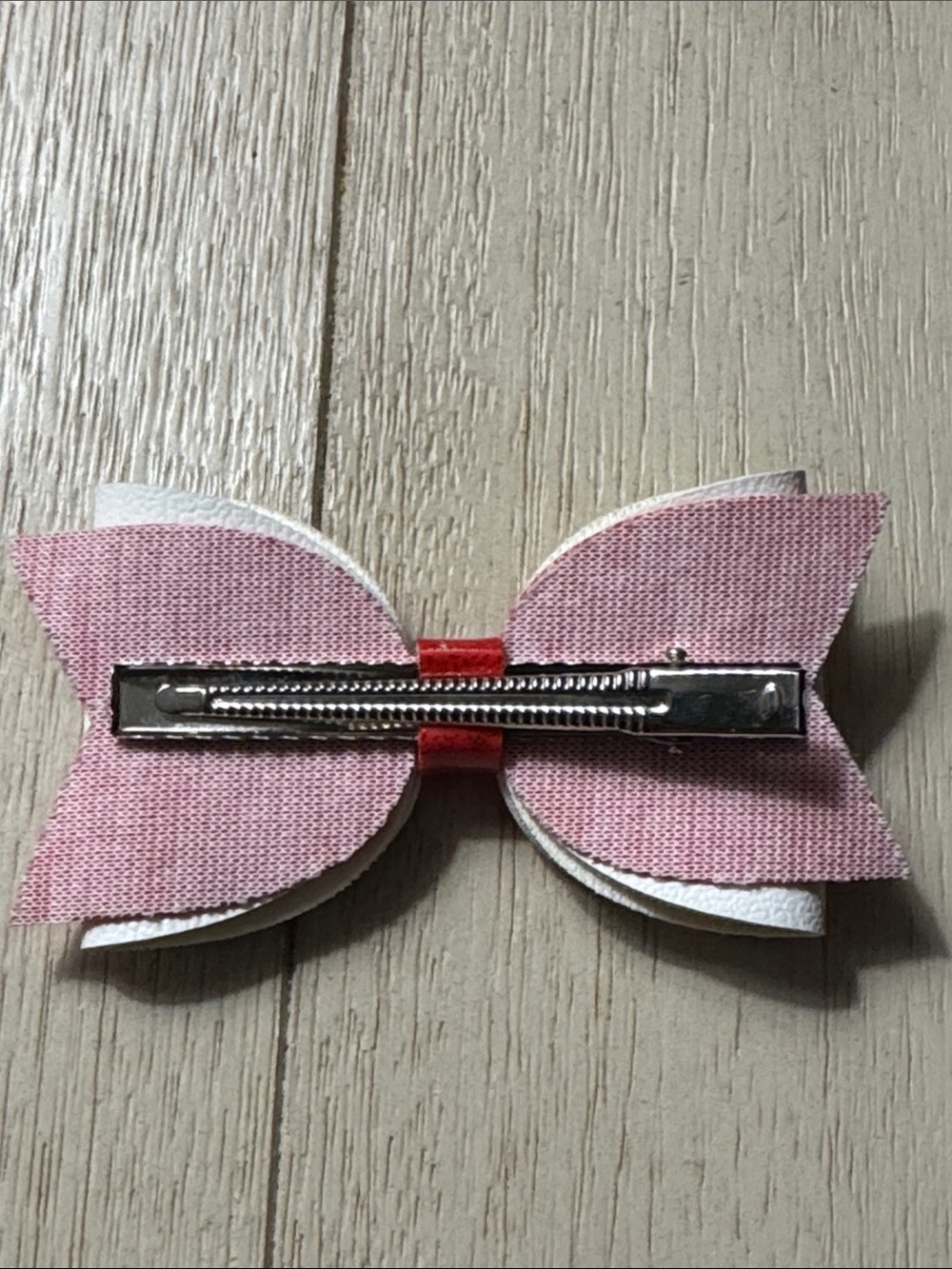Red Elmo Pattern Hair Bow - Picture 2 of 3